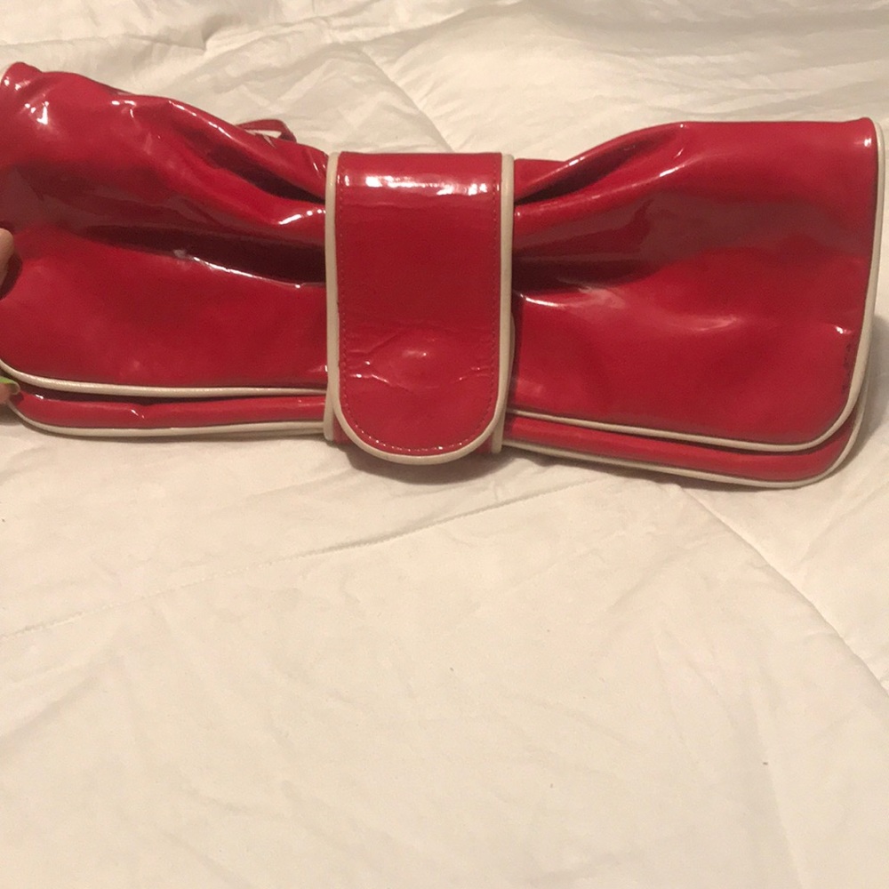 Aldo hot pink clutch